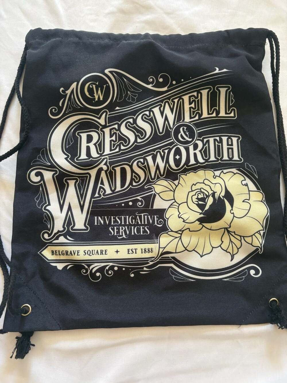 Owlcrate Cresswell & Wadsworth Drawstring Backpack